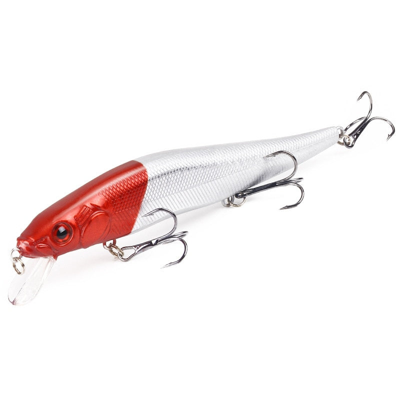 Minnow Fishing Lures Wobbler Hard Baits Crankbaits ABS Artificial Lure For Bass Pike