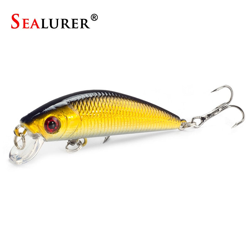 1PCS  Fishing Lure Minnow Crankbait Hard Bait Tight Wobble Slow sinking Jerkbait