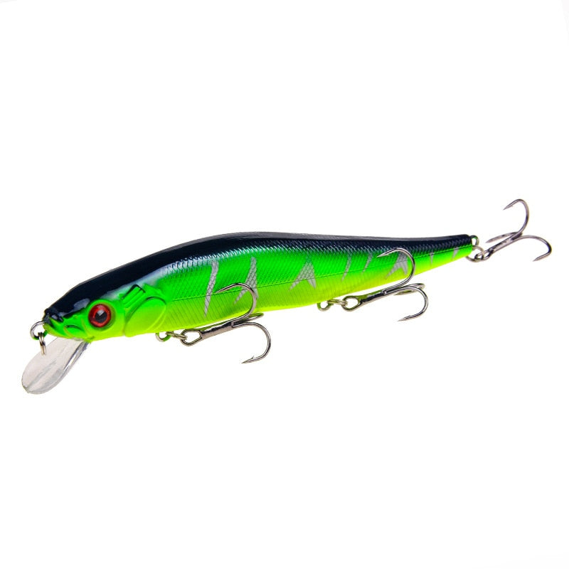 Minnow Fishing Lures Wobbler Hard Baits Crankbaits ABS Artificial Lure For Bass Pike