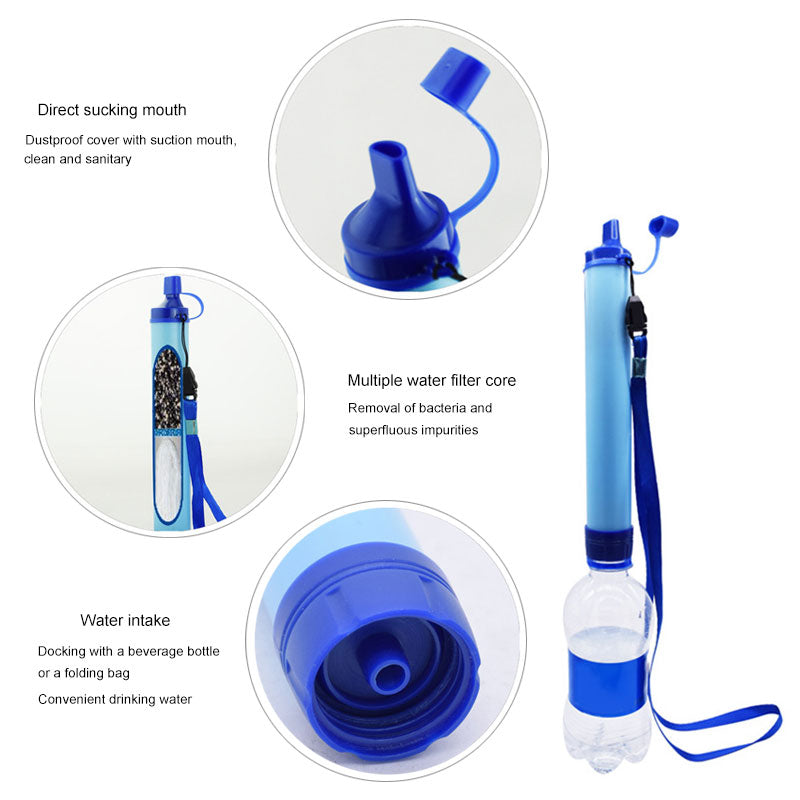 Outdoor Water Purifier Camping Hiking Emergency Life Survival Portable Purifier Water