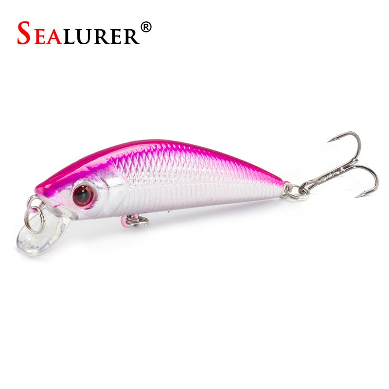 1PCS  Fishing Lure Minnow Crankbait Hard Bait Tight Wobble Slow sinking Jerkbait