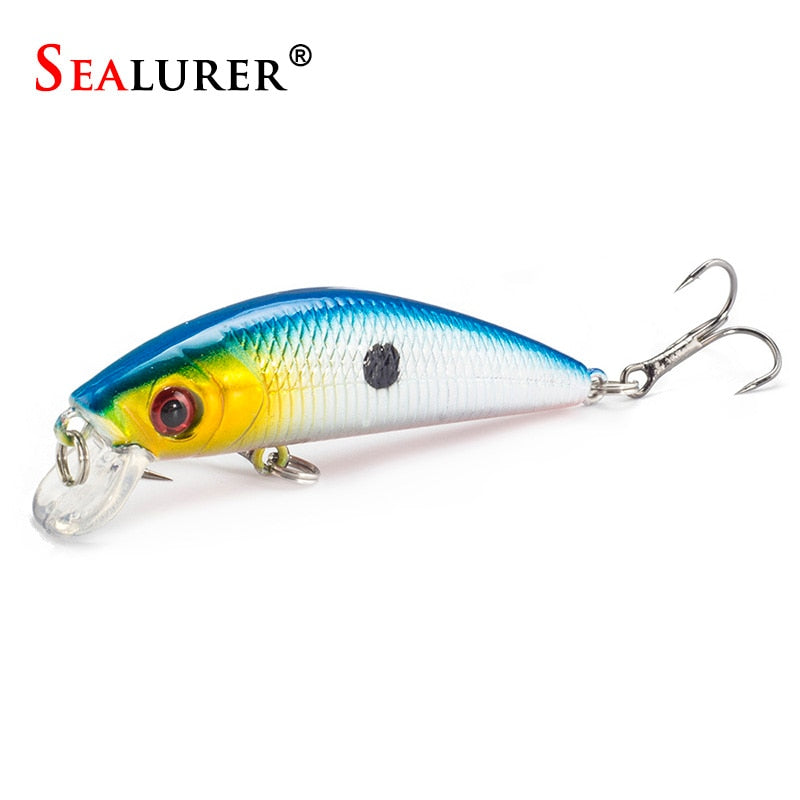 1PCS  Fishing Lure Minnow Crankbait Hard Bait Tight Wobble Slow sinking Jerkbait