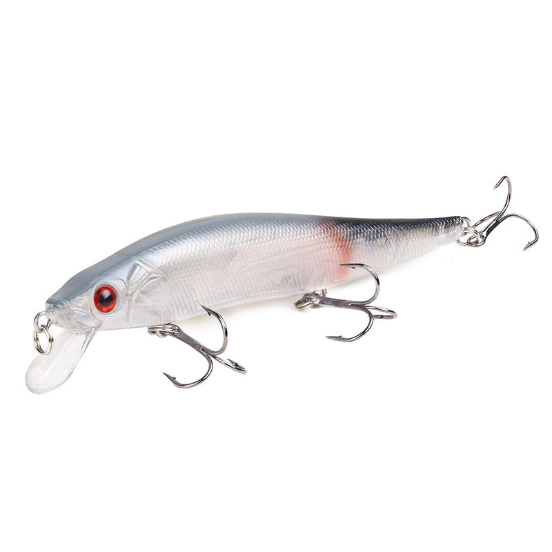 Minnow Fishing Lures Wobbler Hard Baits Crankbaits ABS Artificial Lure For Bass Pike