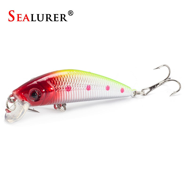 1PCS  Fishing Lure Minnow Crankbait Hard Bait Tight Wobble Slow sinking Jerkbait