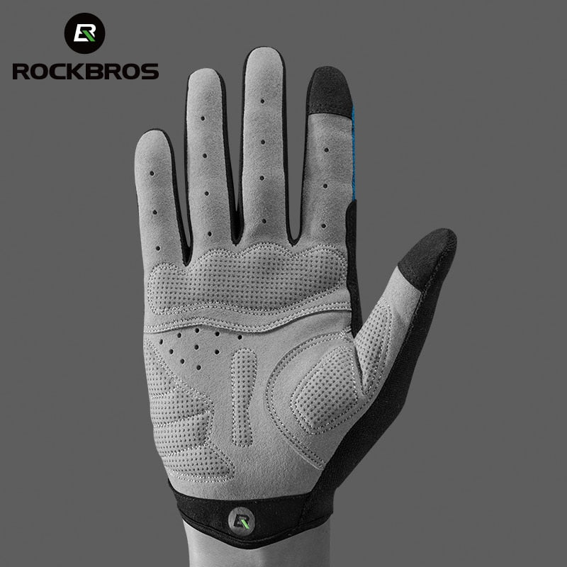 ROCKBROS Windproof Cycling Glove Touch Screen Riding MTB Bike Glove Thermal Warm