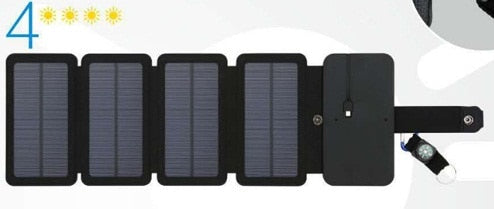 Sun Folding 10W Solar Cells Charger 5V 2.1A USB Output Devices Portable Solar Panels