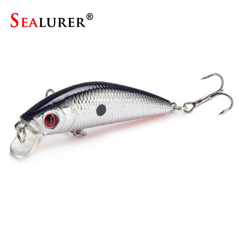 1PCS  Fishing Lure Minnow Crankbait Hard Bait Tight Wobble Slow sinking Jerkbait