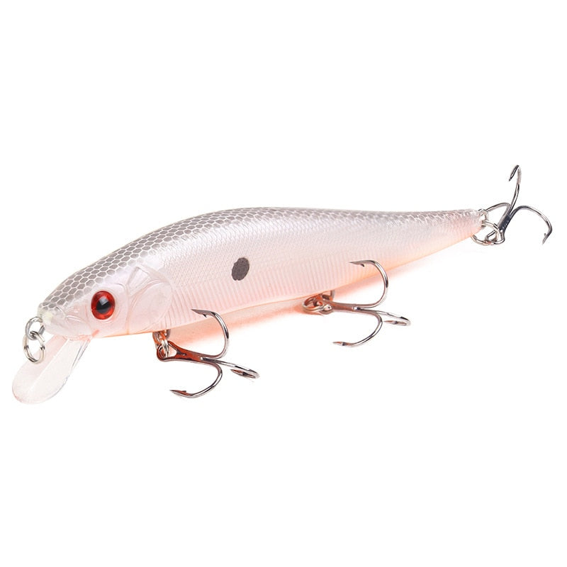 Minnow Fishing Lures Wobbler Hard Baits Crankbaits ABS Artificial Lure For Bass Pike