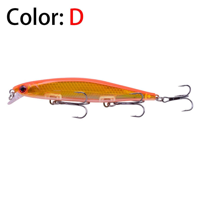 Proleurre Fishing Lures 11cm 13.8g Sinking Minnow Wobblers Plastic Artificial Baits