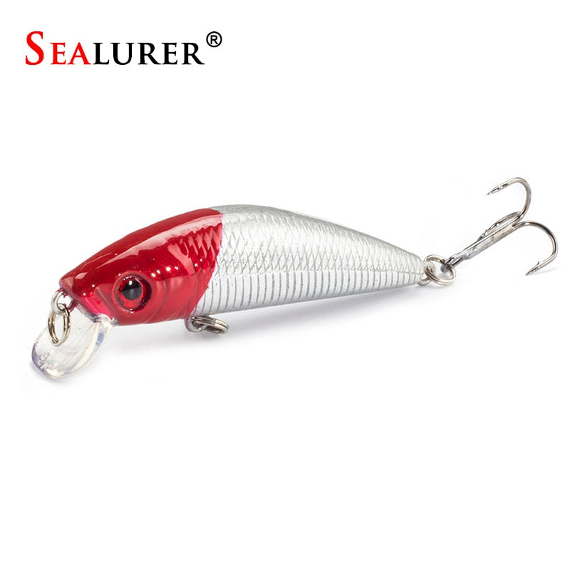 1PCS  Fishing Lure Minnow Crankbait Hard Bait Tight Wobble Slow sinking Jerkbait