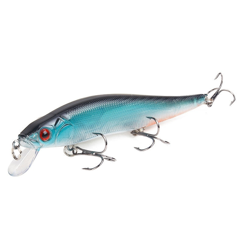 Minnow Fishing Lures Wobbler Hard Baits Crankbaits ABS Artificial Lure For Bass Pike