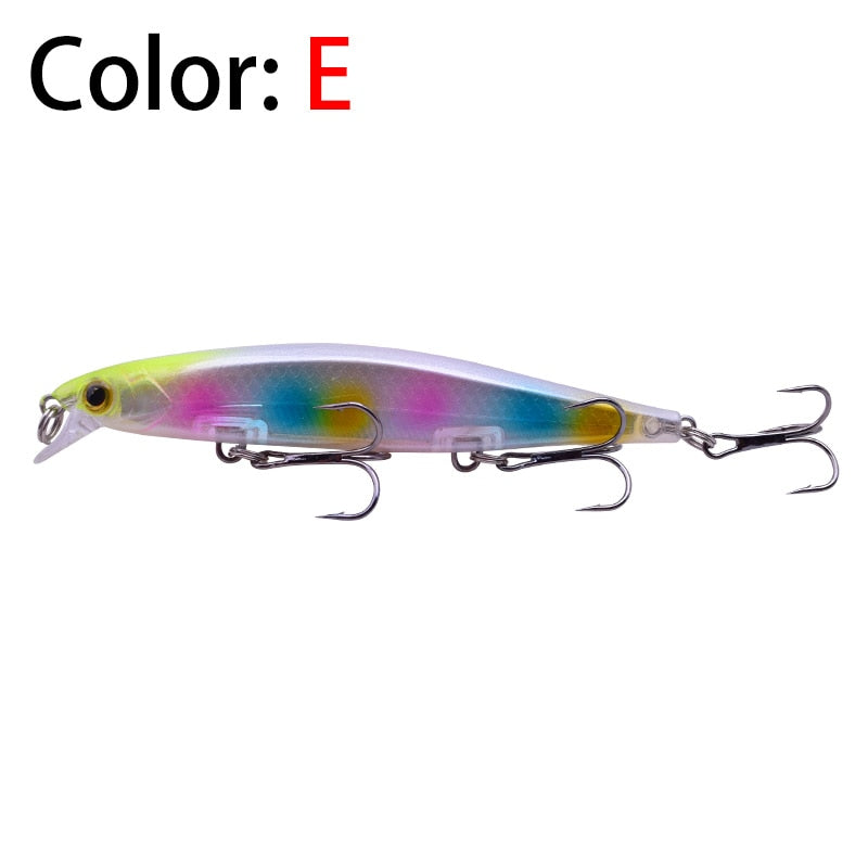 Proleurre Fishing Lures 11cm 13.8g Sinking Minnow Wobblers Plastic Artificial Baits