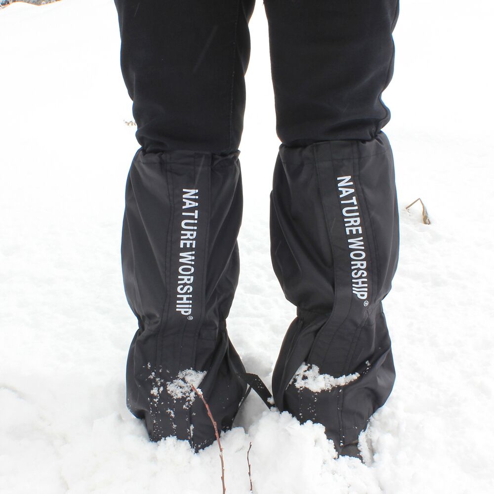 NEW 1 Pair Waterproof Outdoor Hiking Walking Climbing Hunting Snow Legging Gaiters