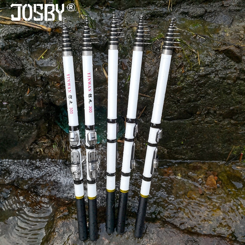 Telescopic Rock Fishing Rod Spinning fly Carp Feeder carbon fiber Pesca 3M 2.7M 2.4M 2.1M 1.8M 1.5M Mini