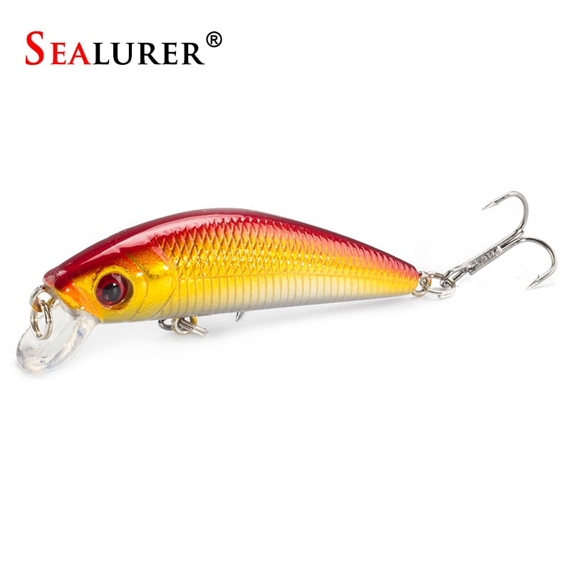 1PCS  Fishing Lure Minnow Crankbait Hard Bait Tight Wobble Slow sinking Jerkbait