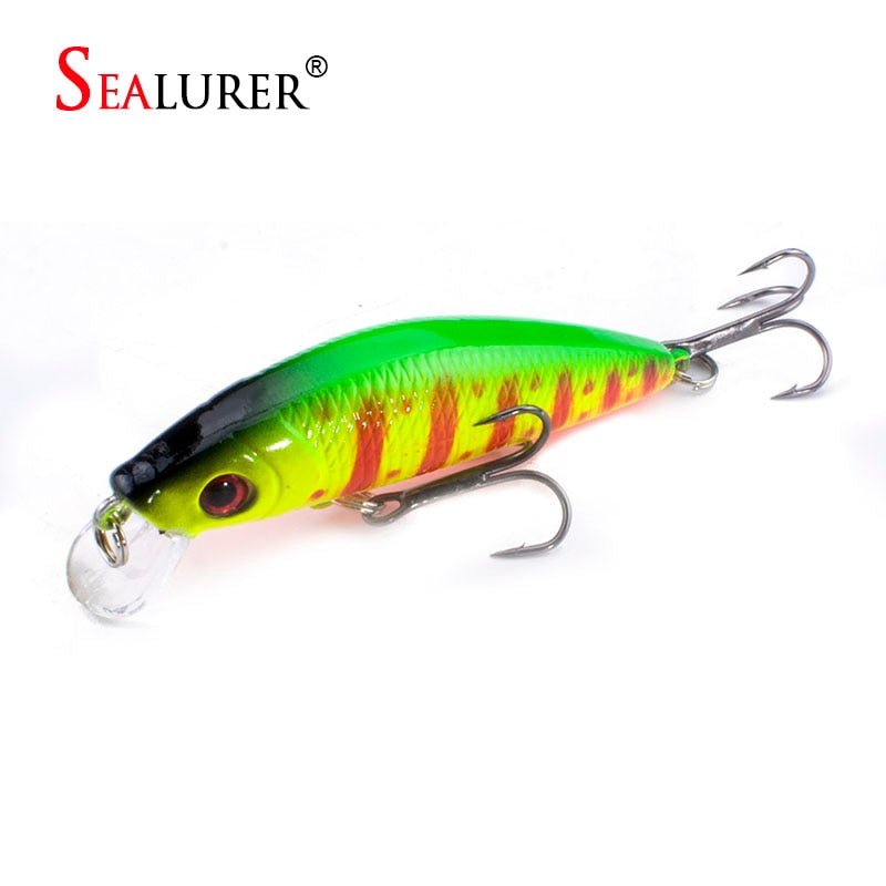 1PCS  Fishing Lure Minnow Crankbait Hard Bait Tight Wobble Slow sinking Jerkbait