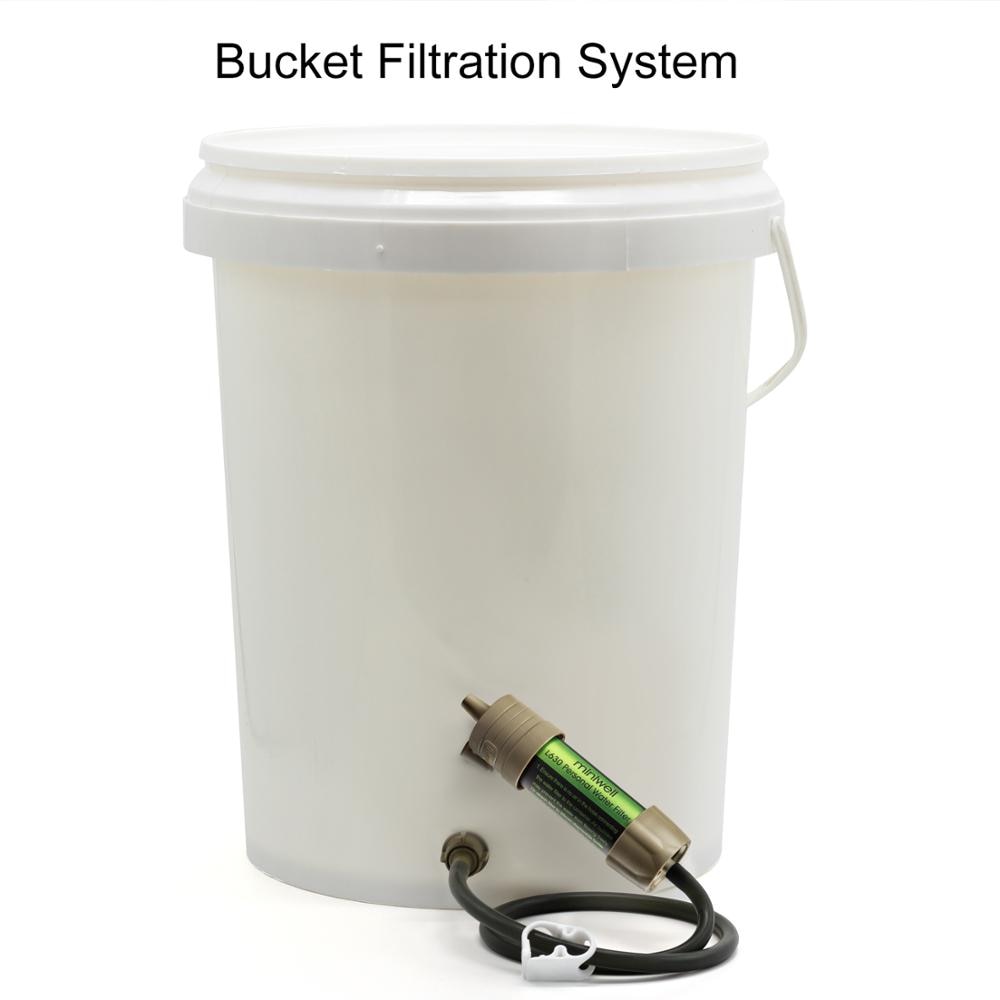 Lightweight 2000 Liters Filtration Capacity Outdoor Camping Hiking Traveling Emergency