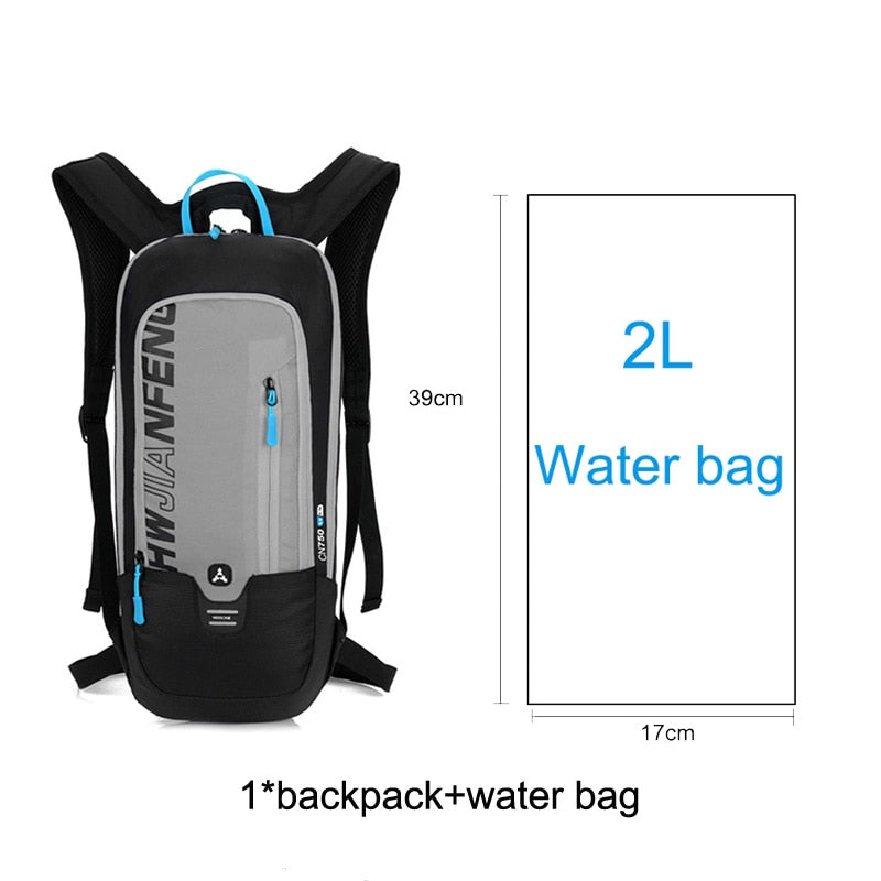 Bike Backpack Nylon Cycling Hiking Camping Hydration Backpack Bike Equipment 10L