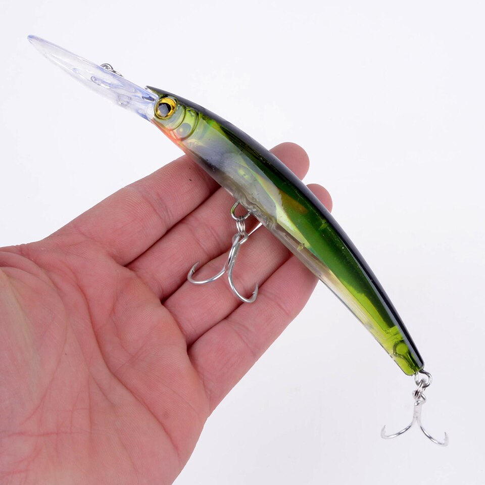 Wobbler Fishing Lure Big Crankbait Minnow Peche Bass Trolling Artificial Bait Pike Carp