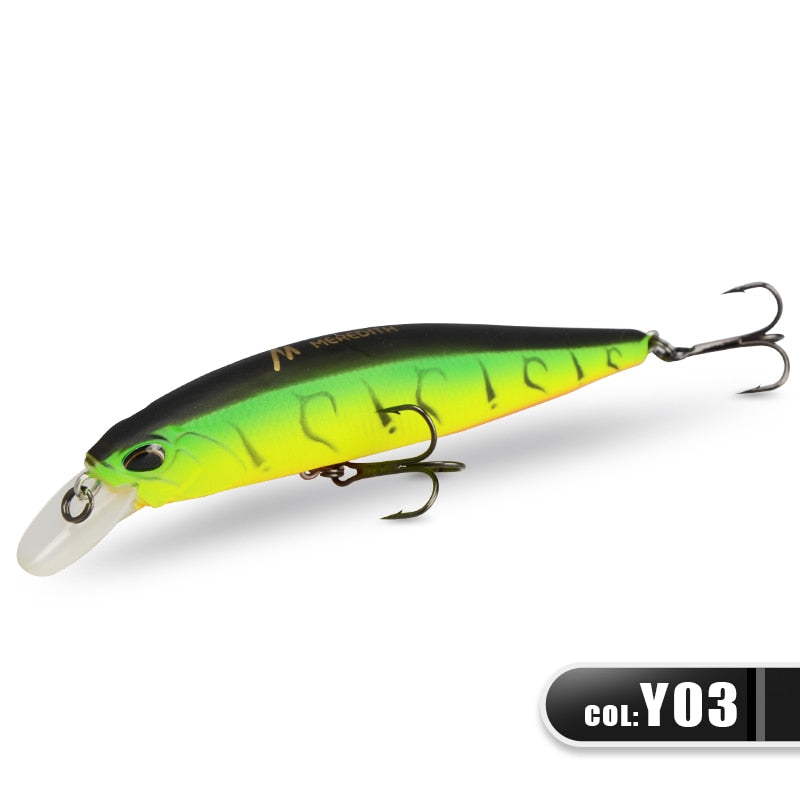 JERK MINNOW 100F 14g  Floating Wobbler Fishing Lure 24Color Minnow Lure Hard Bait