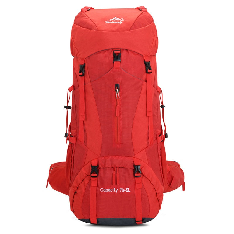 75L Camping Hiking Backpack Climbing Traveling Sightseeing Bags Outdoor Camping