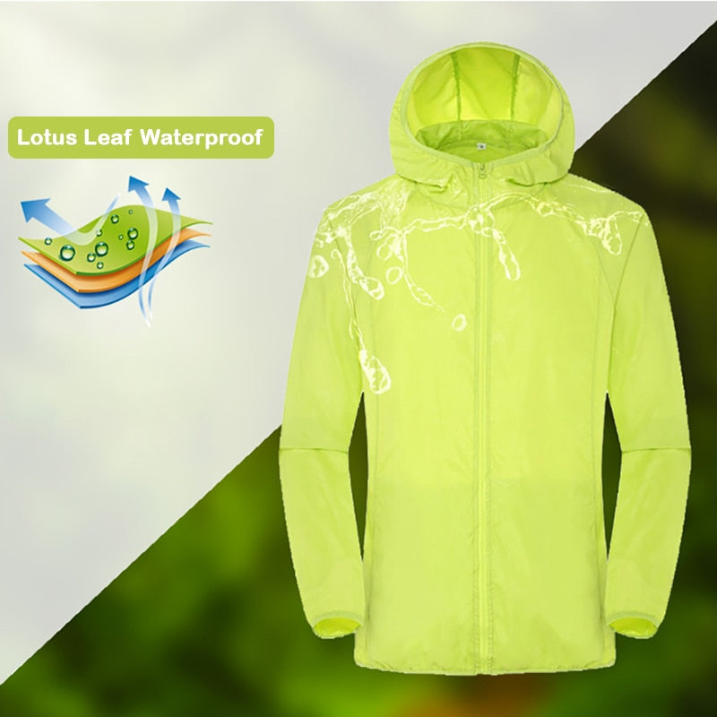 Jacket Men Women Waterproof Sun Protection Clothing Fishing Hunting Clothes Quick