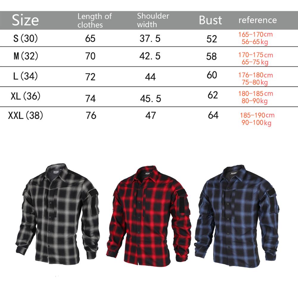 Bacraft TRN Tactical Plaid Shirt Long Sleeve Breathable Tactical Combat Commuting Shirt