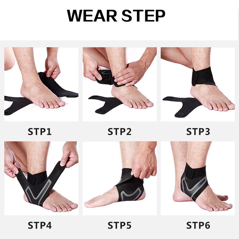GOBYGO Sport Ankle Support Elastic High Protect Sports Ankle Equipment Safety