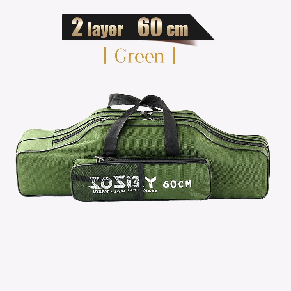 Fishing Rod Storage Bag  Oxford Cloth  Multifunctional  1/2/3 Layer  Large Capacity