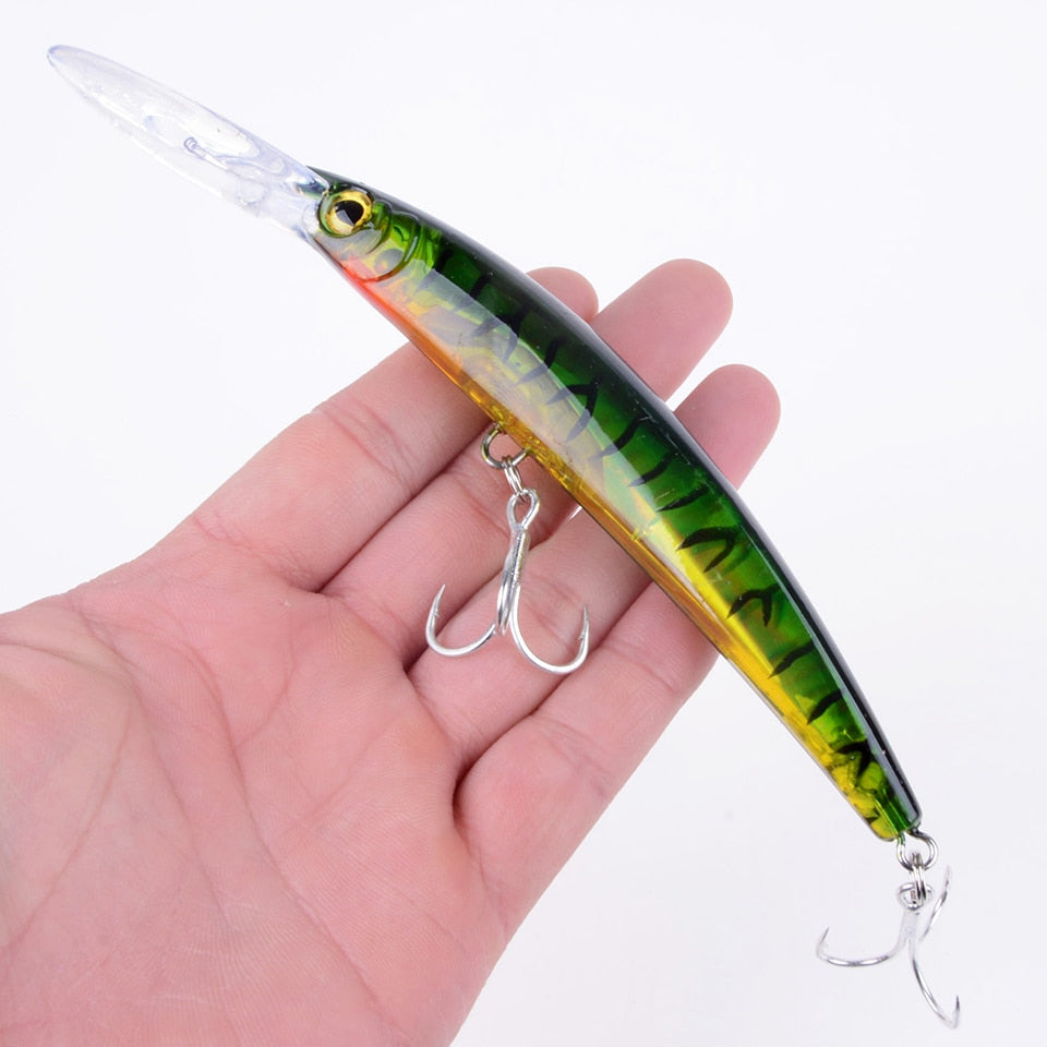 Wobbler Fishing Lure Big Crankbait Minnow Peche Bass Trolling Artificial Bait Pike Carp