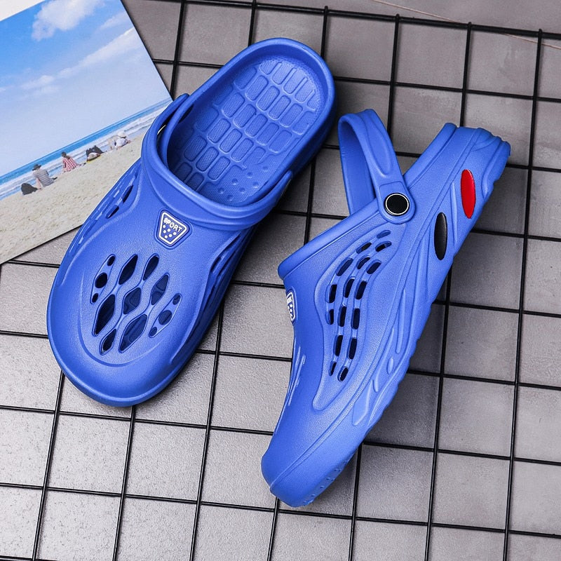 2021New MenWomenWaterproof Sandals Summer Hole Shoes EVA Material Shoes Beach