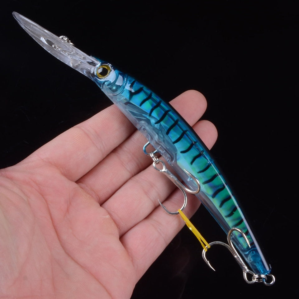 Wobbler Fishing Lure Big Crankbait Minnow Peche Bass Trolling Artificial Bait Pike Carp