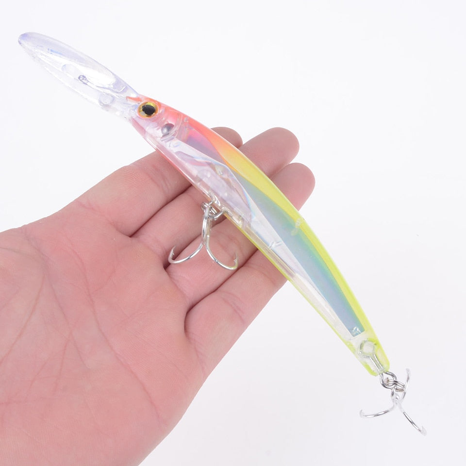 Wobbler Fishing Lure Big Crankbait Minnow Peche Bass Trolling Artificial Bait Pike Carp