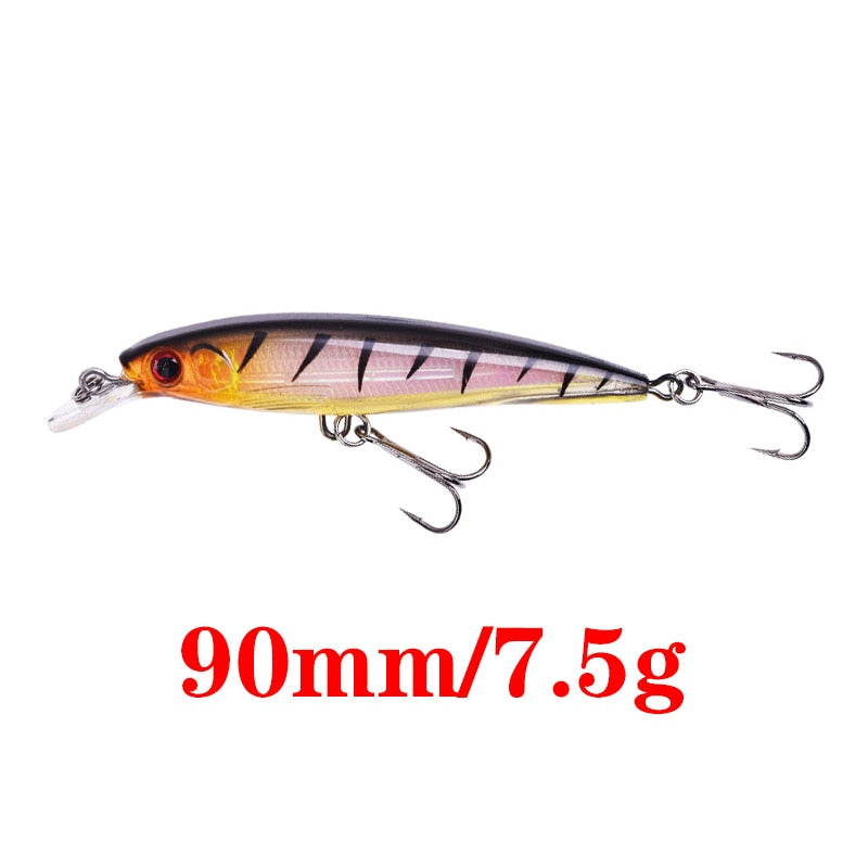 Proleurre Fishing Lures 11cm 13.8g Sinking Minnow Wobblers Plastic Artificial Baits