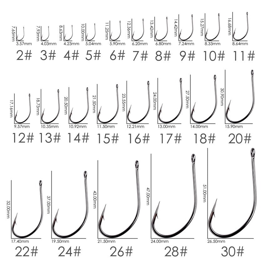 Coating High Carbon Stainless Steel Barbed Carp Fishing Hooks Pack with Retail Original