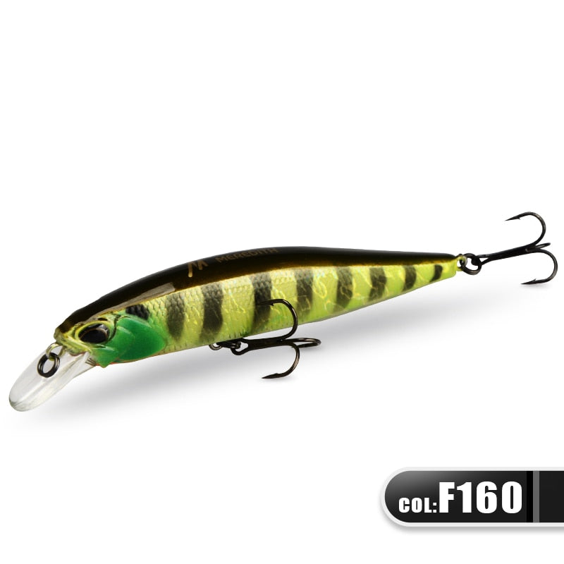 JERK MINNOW 100F 14g  Floating Wobbler Fishing Lure 24Color Minnow Lure Hard Bait