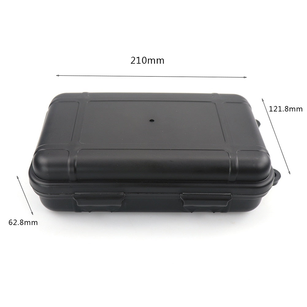 Outdoor Waterproof Survival Sealed Box Dustproof Shockproof Plastic EDC Tools Storage