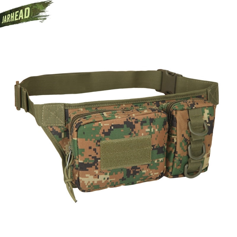 Men Waist Pack Hiking nylon Waist Bag Outdoor Army Military Hunting Sports Tactical Waterproof