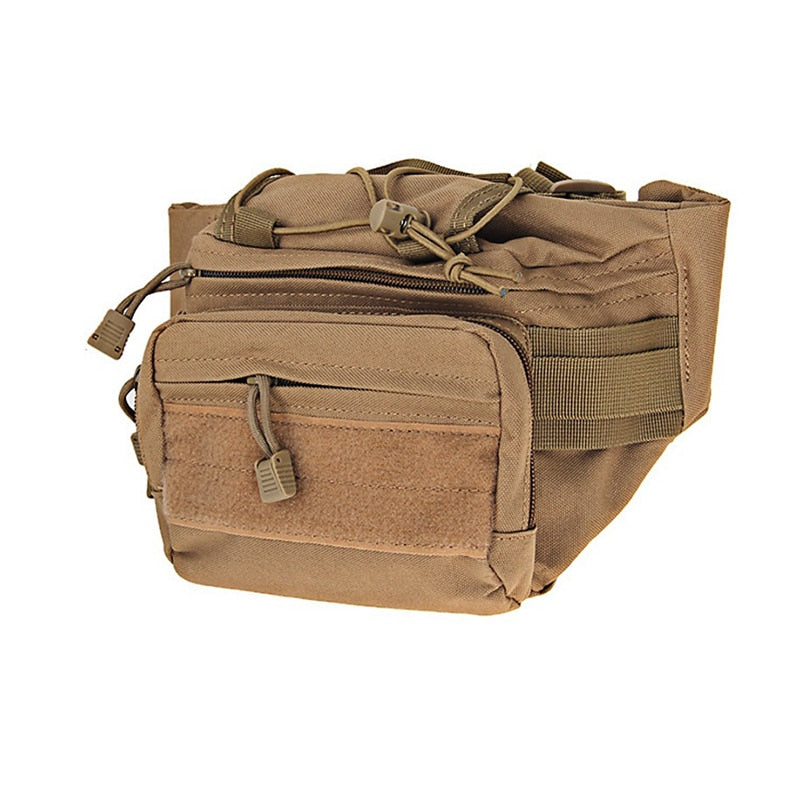 Outdoor Military Tactical Waist Pack Shoulder Bag Molle Camping Hiking Pouch Climbing