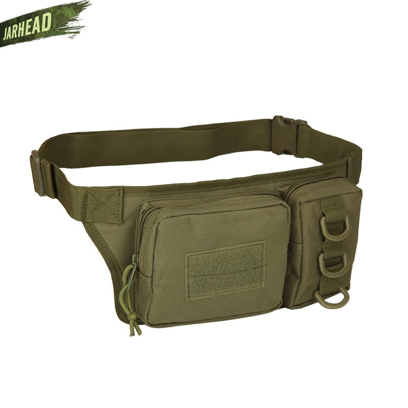 Men Waist Pack Hiking nylon Waist Bag Outdoor Army Military Hunting Sports Tactical Waterproof