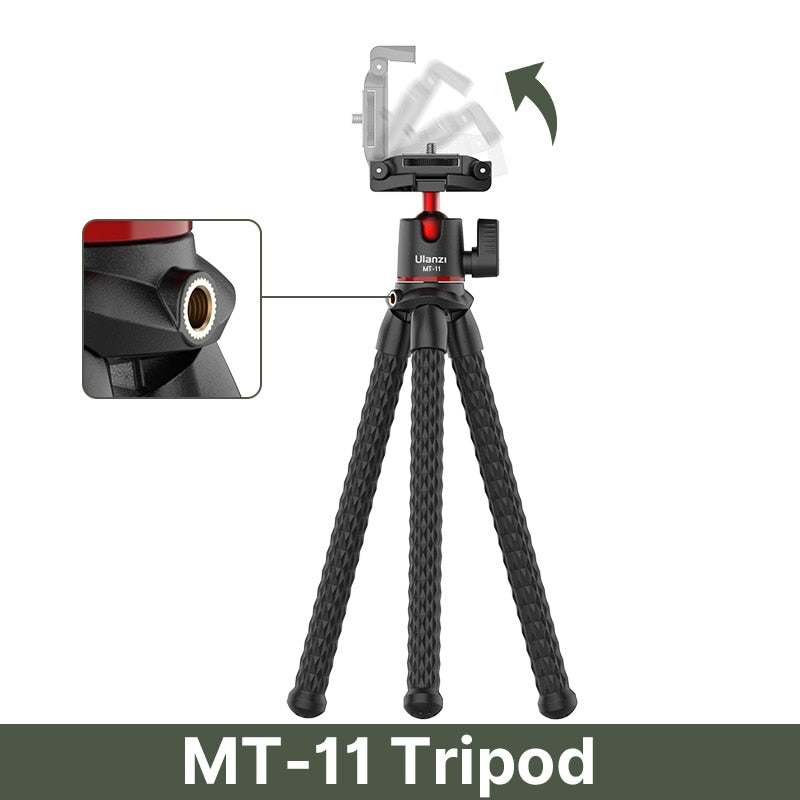 Ulanzi MT-11 Octopus Flexible Tripod For Phone SLR DSLR Gopro Camera Tripod Extend