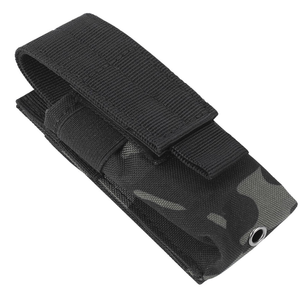 Pouch Military Single Pistol Mag Bag Molle Flashlight Pouch Torch Holder Case Outdoor