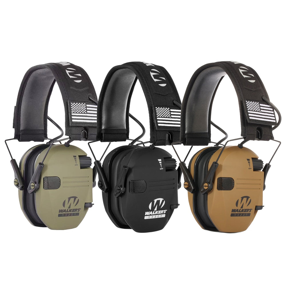 Ear Protection Safety Earmuffs Noise Reduction Slim Shooter Electronic Muffs Hearing