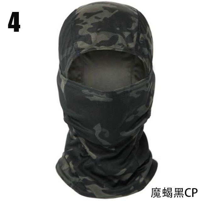 Camouflage Balaclava Full Face Mask Wargame CP Military Hat Hunting Bicycle Cycling