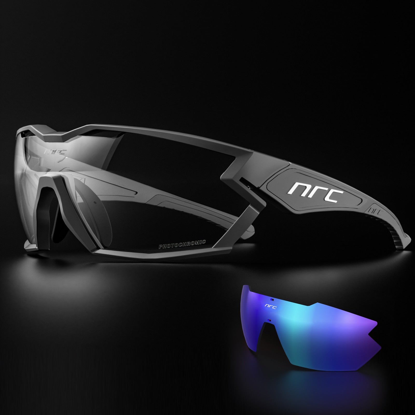 2023 NRC P-Ride Photochromic Cycling Glasses man Mountain Bike Bicycle Sport Cycling