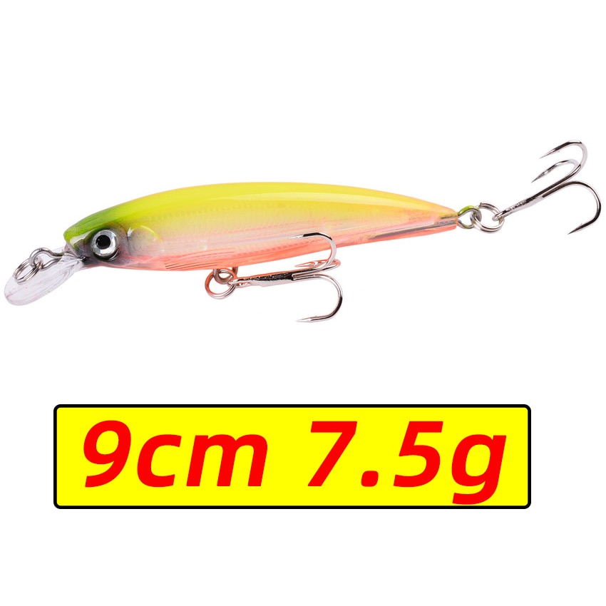 Laser Minnow Fishing Lure 11CM 13G pesca hooks fish wobbler tackle crankbait artificial