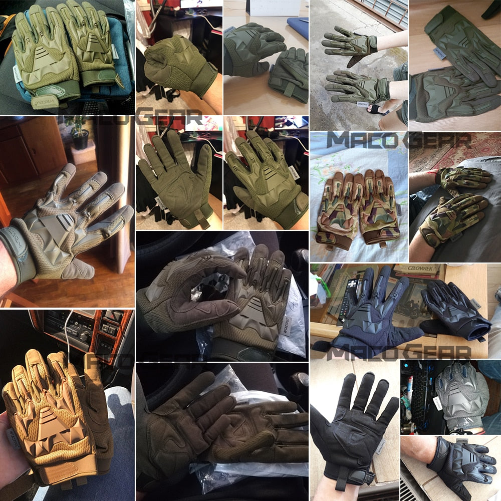 Glove Camo Army Military Combat Airsoft Bicycle Outdoor Hiking Shooting Paintball