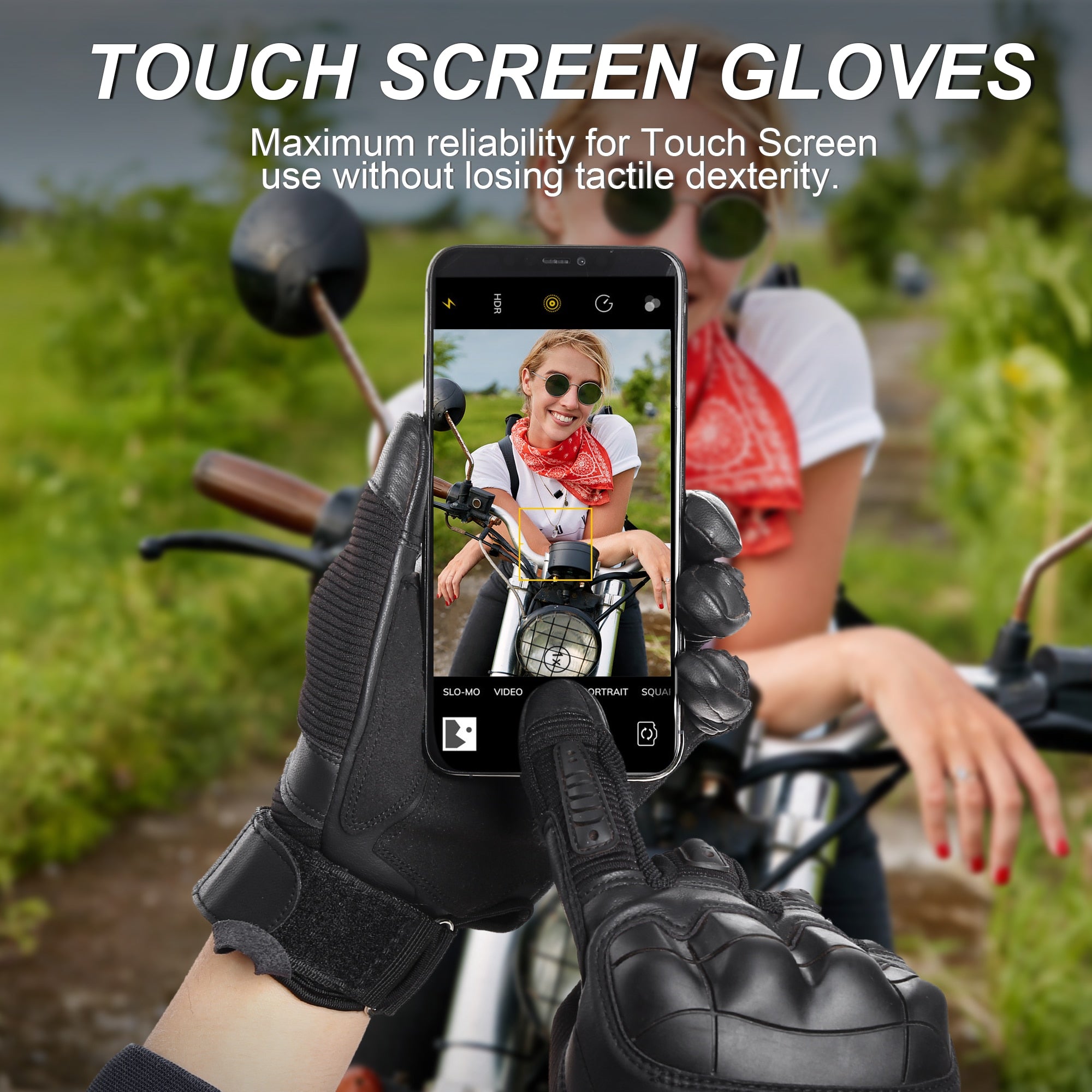 Touch Screen Tactical Gloves PU Leather Army Military Combat Airsoft Sports Cycling Paintball