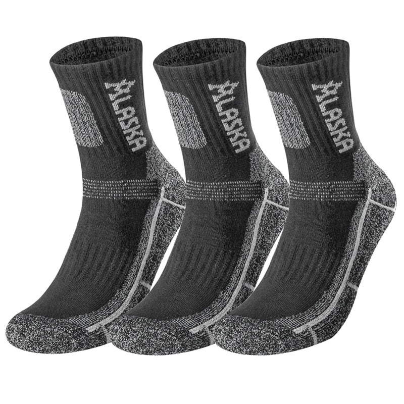 3 Pairs/Set Winter Professional Men&#39;s Sports Sock Outdoor Keep Warm Cycling Running