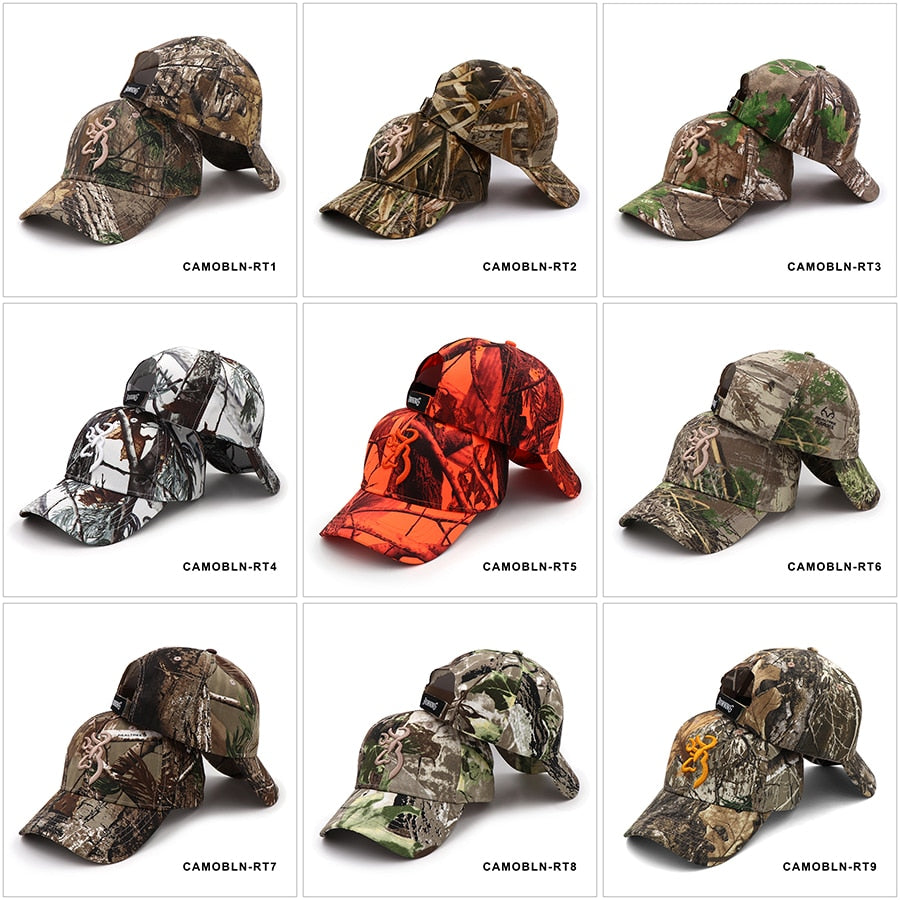 KOEP New Camo Baseball Cap Fishing Caps Men Outdoor Hunting Camouflage Jungle